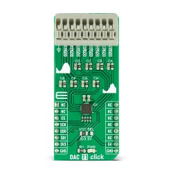 Shop Click Boards Mixed Signal DAC DAC 11 Click Front Shop Click Boards Mixed Signal DAC DAC 11 Click Front