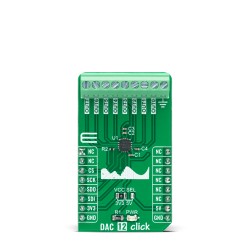 Shop Click Boards Mixed Signal DAC DAC 12 Click Front Shop Click Boards Mixed Signal DAC DAC 12 Click Front