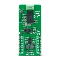 DAQ Click with ADAQ7768-1 for high-precision data acquisition - Front DAQ Click with ADAQ7768-1 for high-precision data acquisition - Front