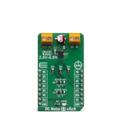 Click Boards Motor Contro lDC Motor 11 Click front Click Boards Motor Contro lDC Motor 11 Click front