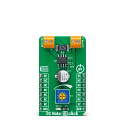 DC MOTOR 14 Click - TB67H450AFNG Brushed Motor Driver - Front DC MOTOR 14 Click - TB67H450AFNG Brushed Motor Driver - Front