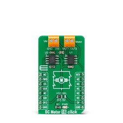 Shop Click Boards Motor Control Brushed DC Motor 16 Click Front Shop Click Boards Motor Control Brushed DC Motor 16 Click Front