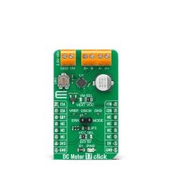Shop Click Boards Motor Control Brushed DC Motor 17 Click Front Shop Click Boards Motor Control Brushed DC Motor 17 Click Front