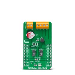 Shop Click Boards Motor Control Brushed DC Motor 19 Click Front Shop Click Boards Motor Control Brushed DC Motor 19 Click Front