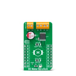 Shop Click Boards Motor Control Brushed DC Motor 20 Click Front Shop Click Boards Motor Control Brushed DC Motor 20 Click Front