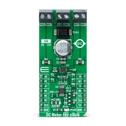 Shop Click Boards Motor Control Brushed DC Motor 22 Click Front  Shop Click Boards Motor Control Brushed DC Motor 22 Click Front