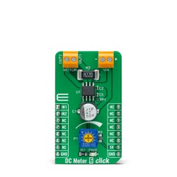Shop Click Boards Motor Control Brushed DC Motor 6 Click Front Shop Click Boards Motor Control Brushed DC Motor 6 Click Front