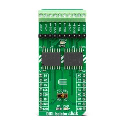 Shop Click Boards Interface Port expander DIGI Isolator Click Front Shop Click Boards Interface Port expander DIGI Isolator Click Front