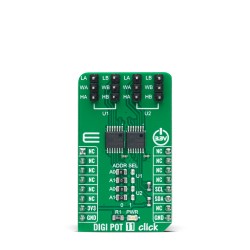 Shop Click Boards Mixed Signal Digital potentiometer DIGI POT 11 Click Front Shop Click Boards Mixed Signal Digital potentiometer DIGI POT 11 Click Front