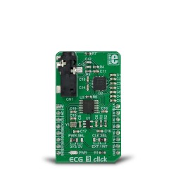 MikroElektronikas Sensor ECG 2 click front side MikroElektronikas Sensor ECG 2 click front side