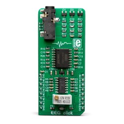 Mikroe Mixed-Signal EEG Click front Mikroe Mixed-Signal EEG Click front