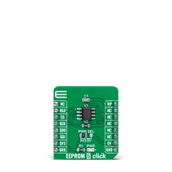 EEPROM 5 Click with M95M04 SPI EEPROM for data storage - Front EEPROM 5 Click with M95M04 SPI EEPROM for data storage - Front
