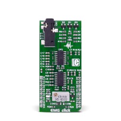 Mikroe Sensors EMG click front Mikroe Sensors EMG click front