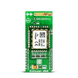 MikroE Wireless Connectivity EnOcean click front MikroE Wireless Connectivity EnOcean click front