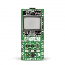 Mikroe Click boards Fingerprint Click front Mikroe Click boards Fingerprint Click front