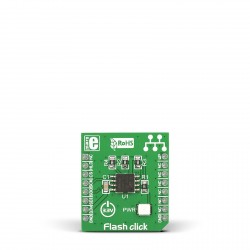 Mikroe Storage Flash Click front Mikroe Storage Flash Click front