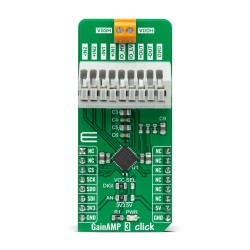 Shop Click Boards Audio & Voice Amplifier GainAMP 3 Click Front Shop Click Boards Audio & Voice Amplifier GainAMP 3 Click Front