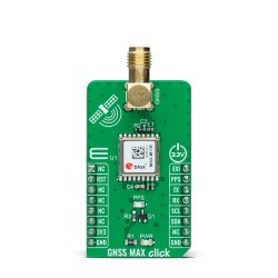 Shop Click Boards Wireless Connectivity GPS/GNSS GNSS MAX Click Front Shop Click Boards Wireless Connectivity GPS/GNSS GNSS MAX Click Front