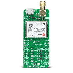 Shop Click Boards Wireless Connectivity GPS/GNSS GNSS RTK 2 Click Front Shop Click Boards Wireless Connectivity GPS/GNSS GNSS RTK 2 Click Front