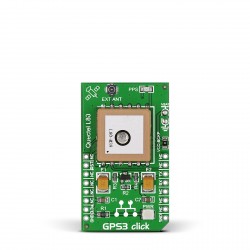 Mikroe Wireless Connectivity GPS3 click front Mikroe Wireless Connectivity GPS3 click front