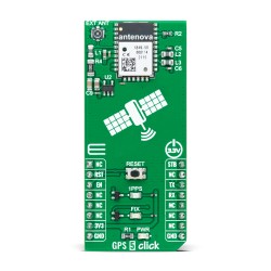 Shop Click Boards Wireless Connectivity GPS/GNSS GPS 5 Click Front Shop Click Boards Wireless Connectivity GPS/GNSS GPS 5 Click Front