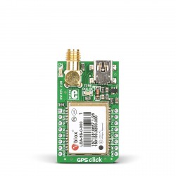 MikroE Wireless Connectivity GPS Click front MikroE Wireless Connectivity GPS Click front