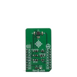 Gyro 5 Click board featuring ITG-3701 3-axis gyroscope sensor - Front Gyro 5 Click board featuring ITG-3701 3-axis gyroscope sensor - Front