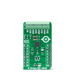 Shop Click Boards Motor Control Brushed H-Bridge 10 Click Front Shop Click Boards Motor Control Brushed H-Bridge 10 Click Front