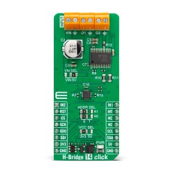 Shop Click Boards Motor Control Brushed H-Bridge 14 Click Front Shop Click Boards Motor Control Brushed H-Bridge 14 Click Front