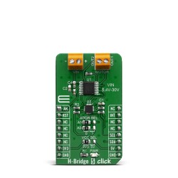 H-Bridge 5 Click board with MP6515GF-Z H-bridge driver - Front H-Bridge 5 Click board with MP6515GF-Z H-bridge driver - Front
