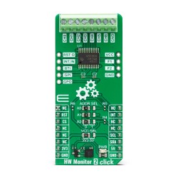 Shop Click Boards Mixed Signal ADC HW Monitor 2 Click Front Shop Click Boards Mixed Signal ADC HW Monitor 2 Click Front