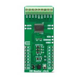 HW Monitor Click - LM96080 System Health Monitoring - Front HW Monitor Click - LM96080 System Health Monitoring - Front