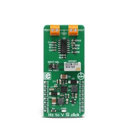 Mikroe Mixed-Signal Hz to V 2 click front Mikroe Mixed-Signal Hz to V 2 click front