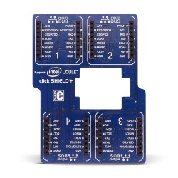 Mikroe Intel® Joule™ click SHIELD + front Mikroe Intel® Joule™ click SHIELD + front
