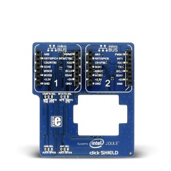 Mikroe Intel® Joule™ Click SHIELD front Mikroe Intel® Joule™ Click SHIELD front