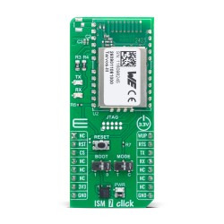 Shop Click Boards Wireless Connectivity Sub-1 GHz Transceievers ISM 7 Click Front Shop Click Boards Wireless Connectivity Sub-1 GHz Transceievers ISM 7 Click Front