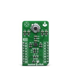 Joystick 2 Click - SKRHABE010 2-Axis Hall Effect Joystick - Front Joystick 2 Click - SKRHABE010 2-Axis Hall Effect Joystick - Front