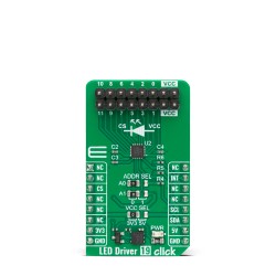 Click Boards Display & LED LED Drivers LED Driver 19 Click Front Click Boards Display & LED LED Drivers LED Driver 19 Click Front