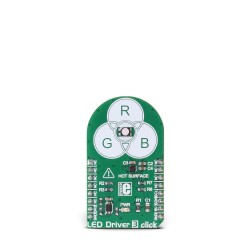 LED Driver 3 Click board featuring NCP5623B driver - Front LED Driver 3 Click board featuring NCP5623B driver - Front