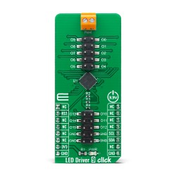 Shop Click Boards Display & LED LED Drivers LED Driver 9 Click Front Shop Click Boards Display & LED LED Drivers LED Driver 9 Click Front