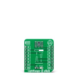 Shop Click Boards Sensors Optical LightRanger 5 Click Front Shop Click Boards Sensors Optical LightRanger 5 Click Front