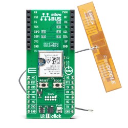 Shop Click Boards Wireless Connectivity LoRa LR 11 Click - 915MHz Front Shop Click Boards Wireless Connectivity LoRa LR 11 Click - 915MHz Front