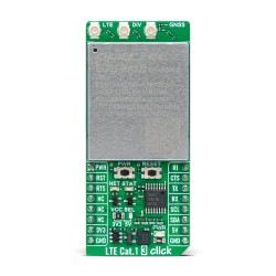 Shop Click Boards Wireless Connectivity GSM/LTE LTE Cat.1 3 Click (for North America) Front Shop Click Boards Wireless Connectivity GSM/LTE LTE Cat.1 3 Click (for North America) Front