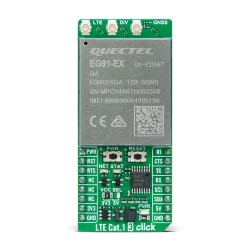 Shop Click Boards Wireless Connectivity GSM/LTE LTE Cat.1 3 Click Front Shop Click Boards Wireless Connectivity GSM/LTE LTE Cat.1 3 Click Front