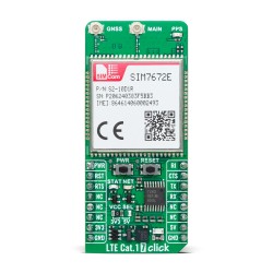 Shop Click Boards Wireless Connectivity GSM/LTE LTE Cat.1 7 Click Front Shop Click Boards Wireless Connectivity GSM/LTE LTE Cat.1 7 Click Front