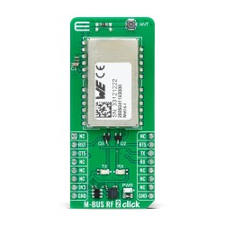 Shop Click Boards Wireless Connectivity Sub-1 GHz Transceievers M-BUS RF 2 Click Front Shop Click Boards Wireless Connectivity Sub-1 GHz Transceievers M-BUS RF 2 Click Front