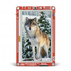 mikromedia Plus for PIC32MX7 front mikromedia Plus for PIC32MX7 front