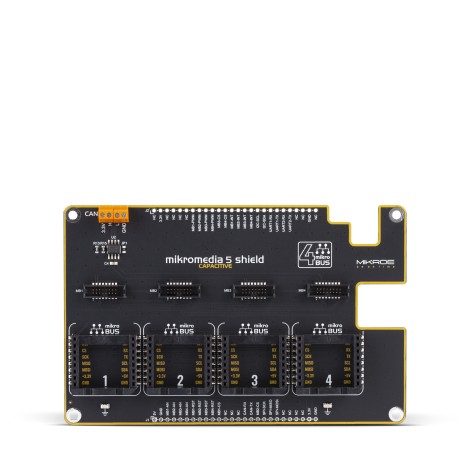 Mikromedia 5 Capacitive shield Front  Mikromedia 5 Capacitive shield Front