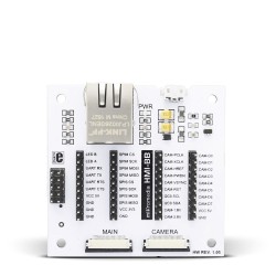 Mikroe mikromedia HMI Breakout Board front Mikroe mikromedia HMI Breakout Board front