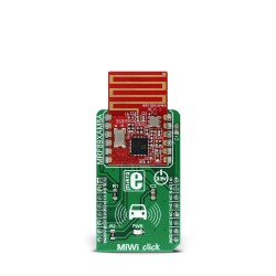 Shop Click Boards Wireless Connectivity Sub-1 GHz Transceievers MiWi Click Front Shop Click Boards Wireless Connectivity Sub-1 GHz Transceievers MiWi Click Front